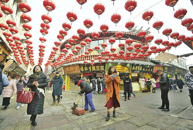 戶外垃圾桶全撤離濟南街道做得徹底